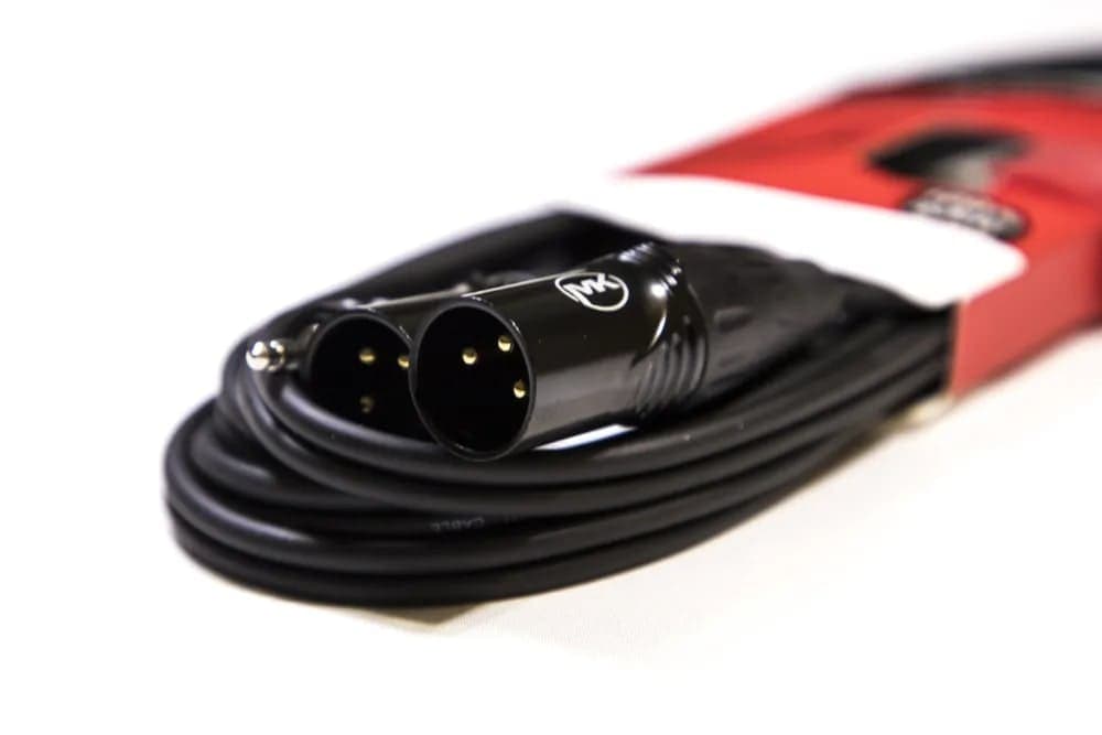 Аудио кабель MUZKABEL AMC20, MINI JACK (3.5) - 2XLR (папа) миниатюра 2