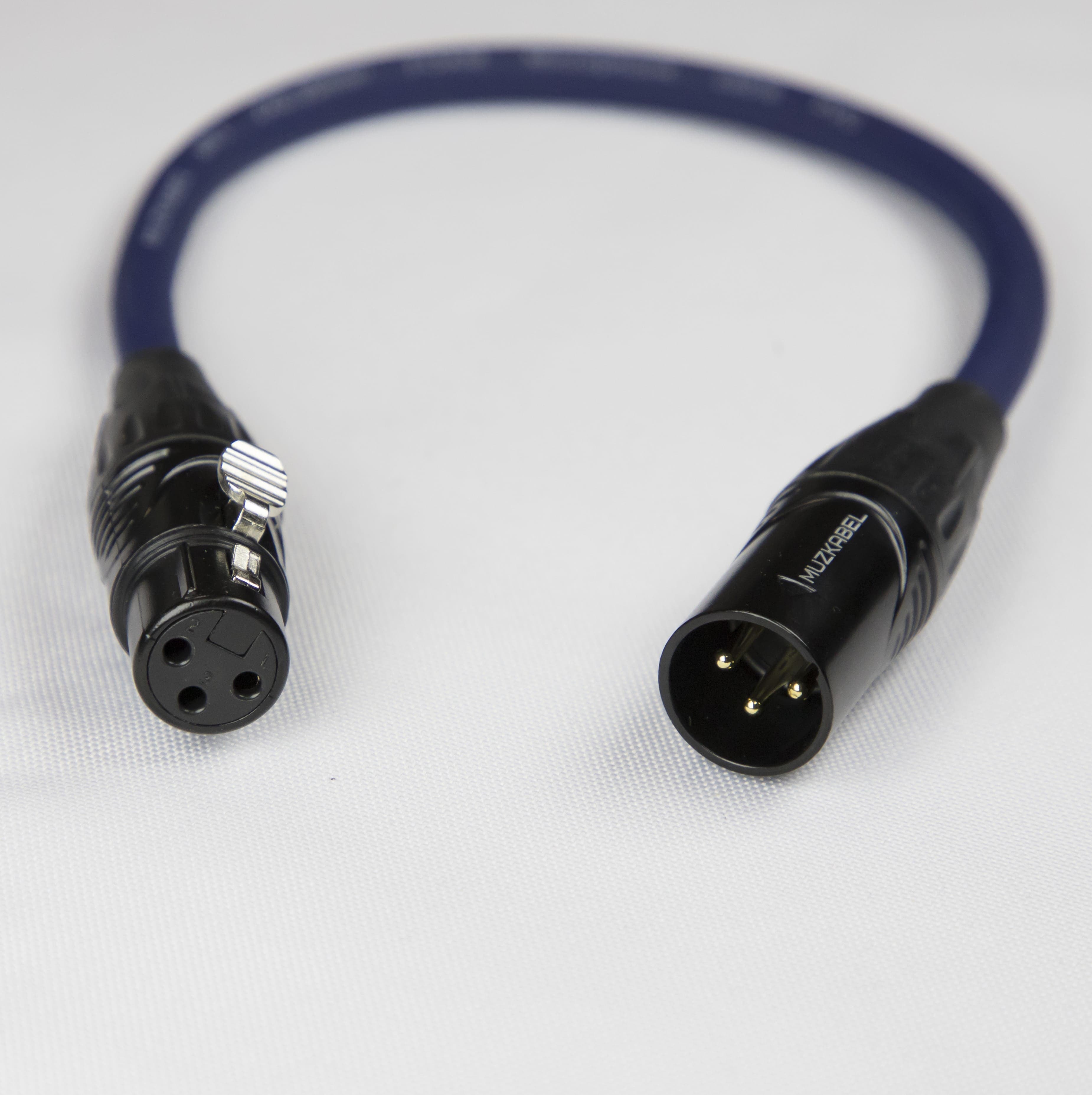 Патч-кабель MUZKABEL XXFMK1SP, XLR - XLR миниатюра 3
