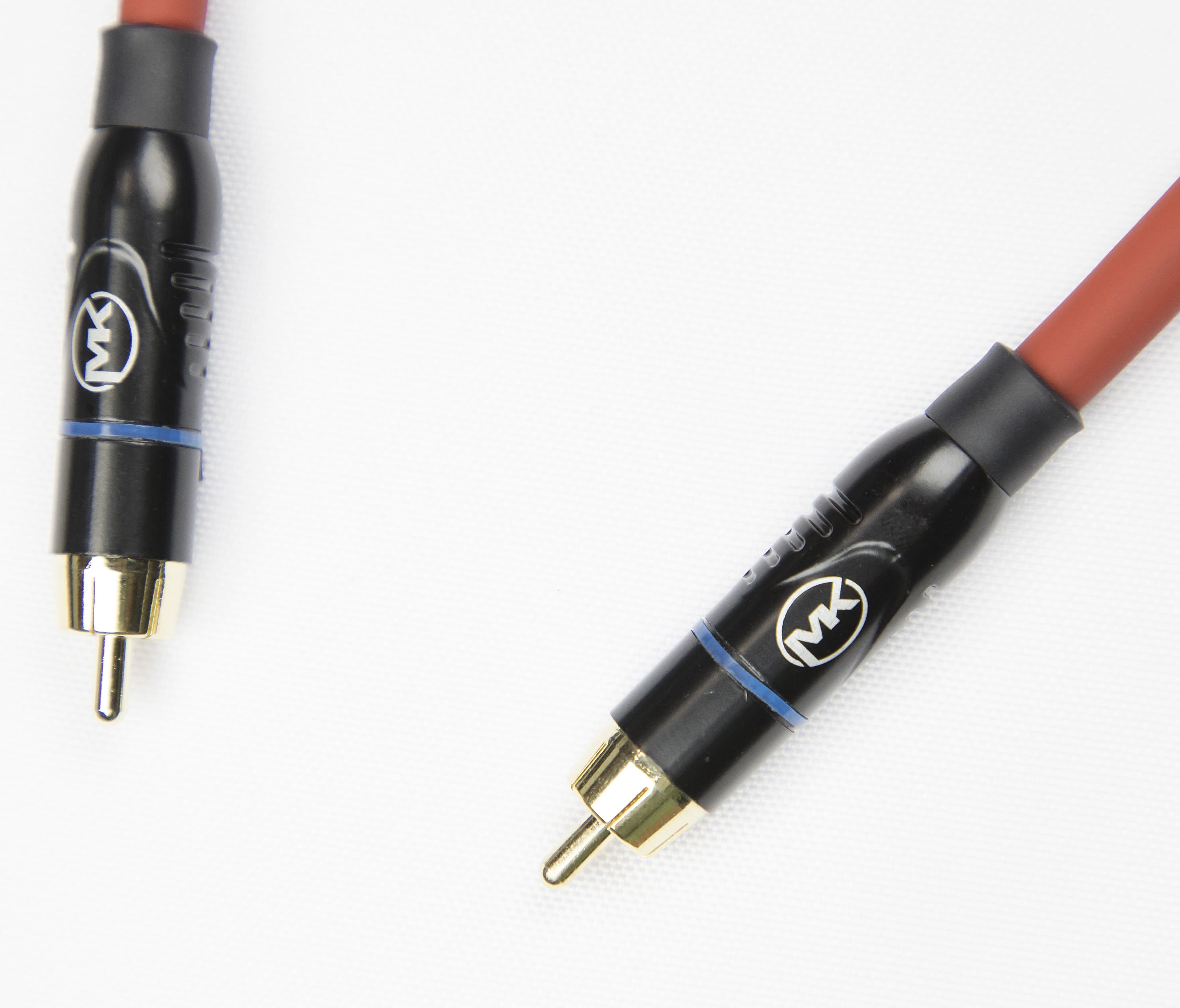 Патч-кабель MUZKABEL RCBIK3RP, RCA – RCA (Синее кольцо) миниатюра 3