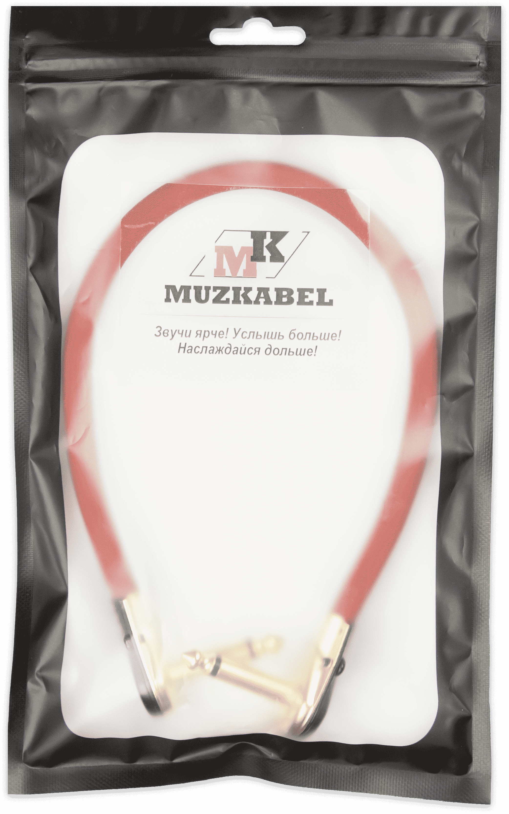 Патч-кабель MUZKABEL TJCIK3RP, JACK - JACK миниатюра 2
