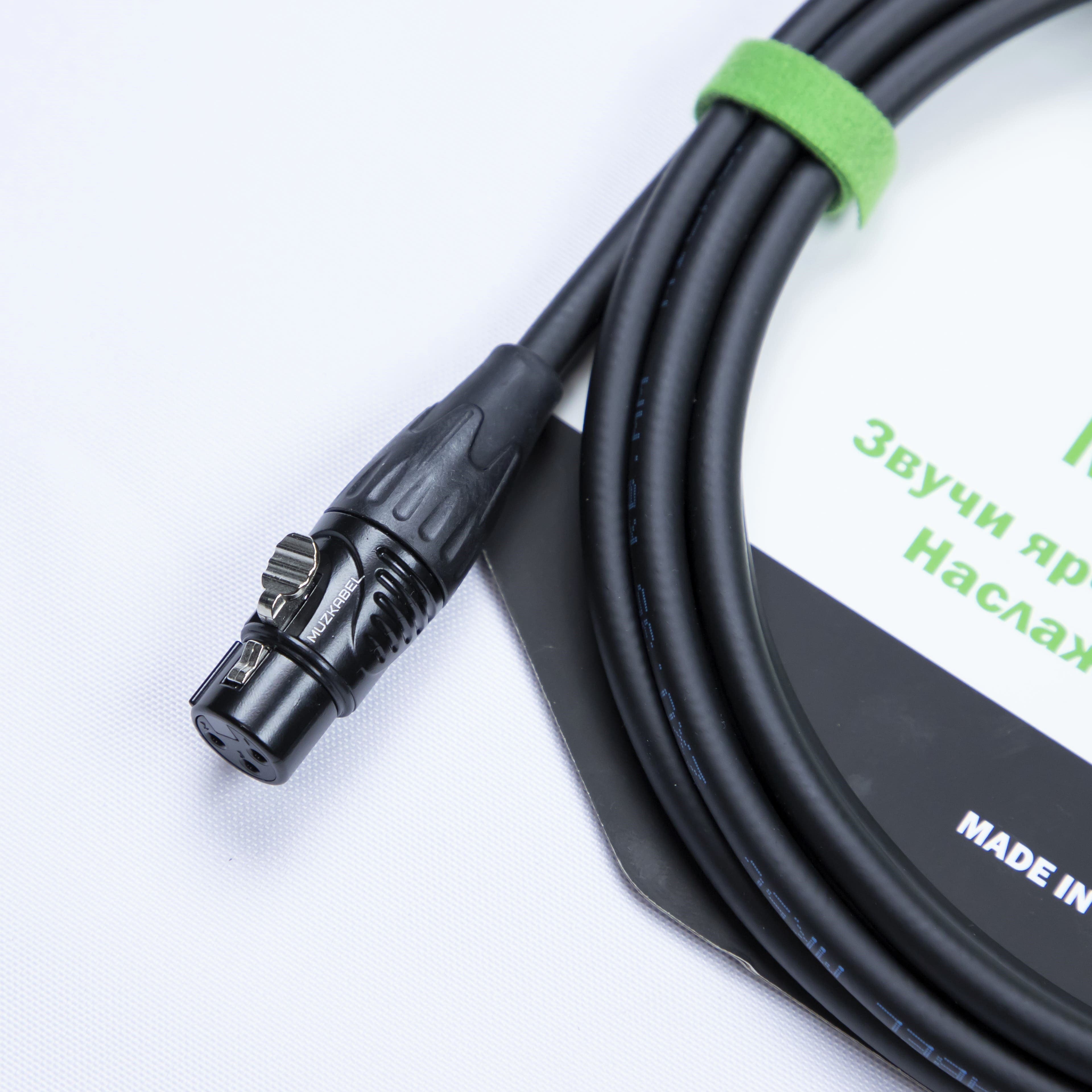 Аудио кабель MUZKABEL BSJMK5S, XLR (мама) - JACK (стерео) миниатюра 2