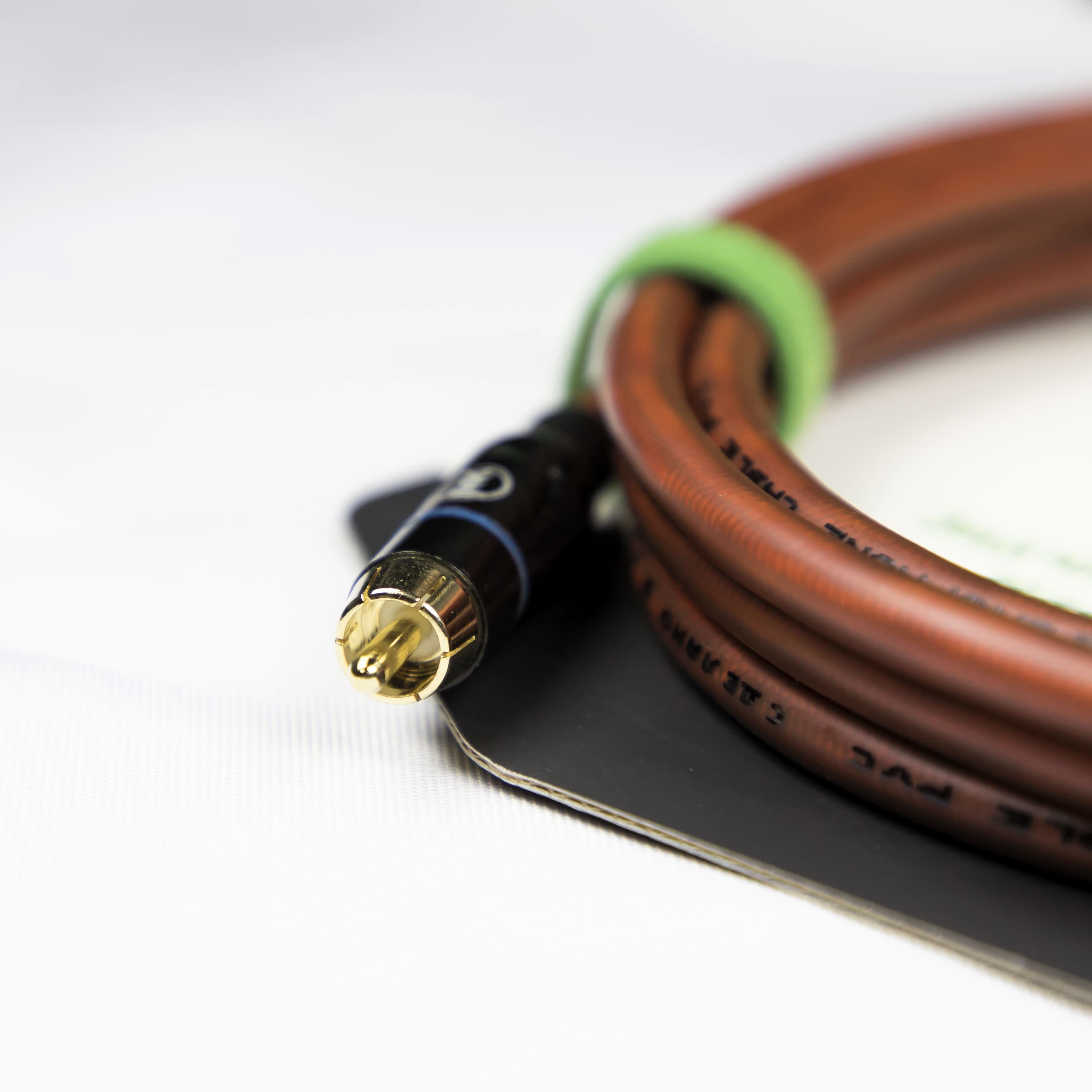 Аудио кабель MUZKABEL RCXMK5B, RCA - RCA (Синее кольцо) миниатюра 5