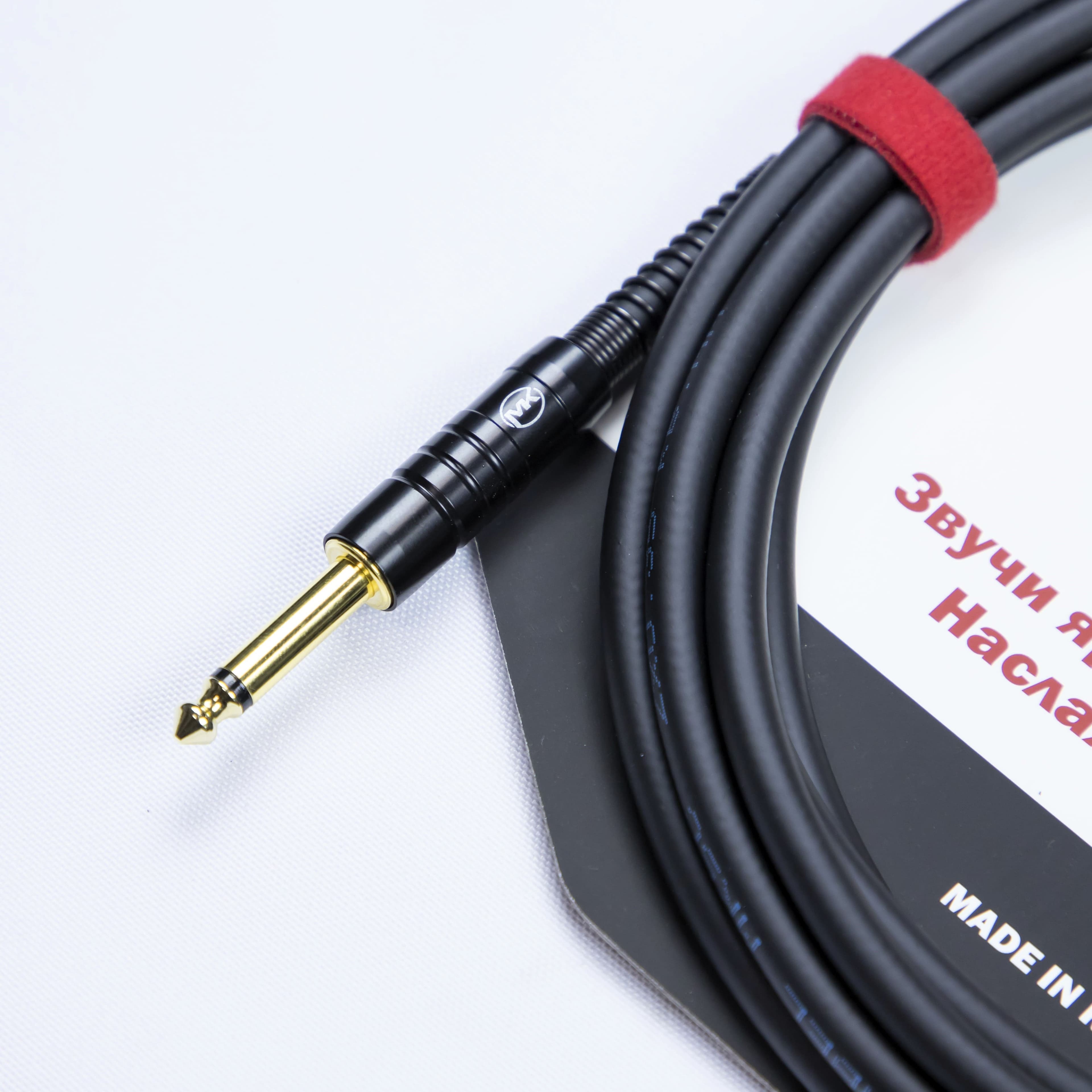 Гитарный кабель MUZKABEL JZMK5S, JACK (моно) - JACK (моно) миниатюра 2