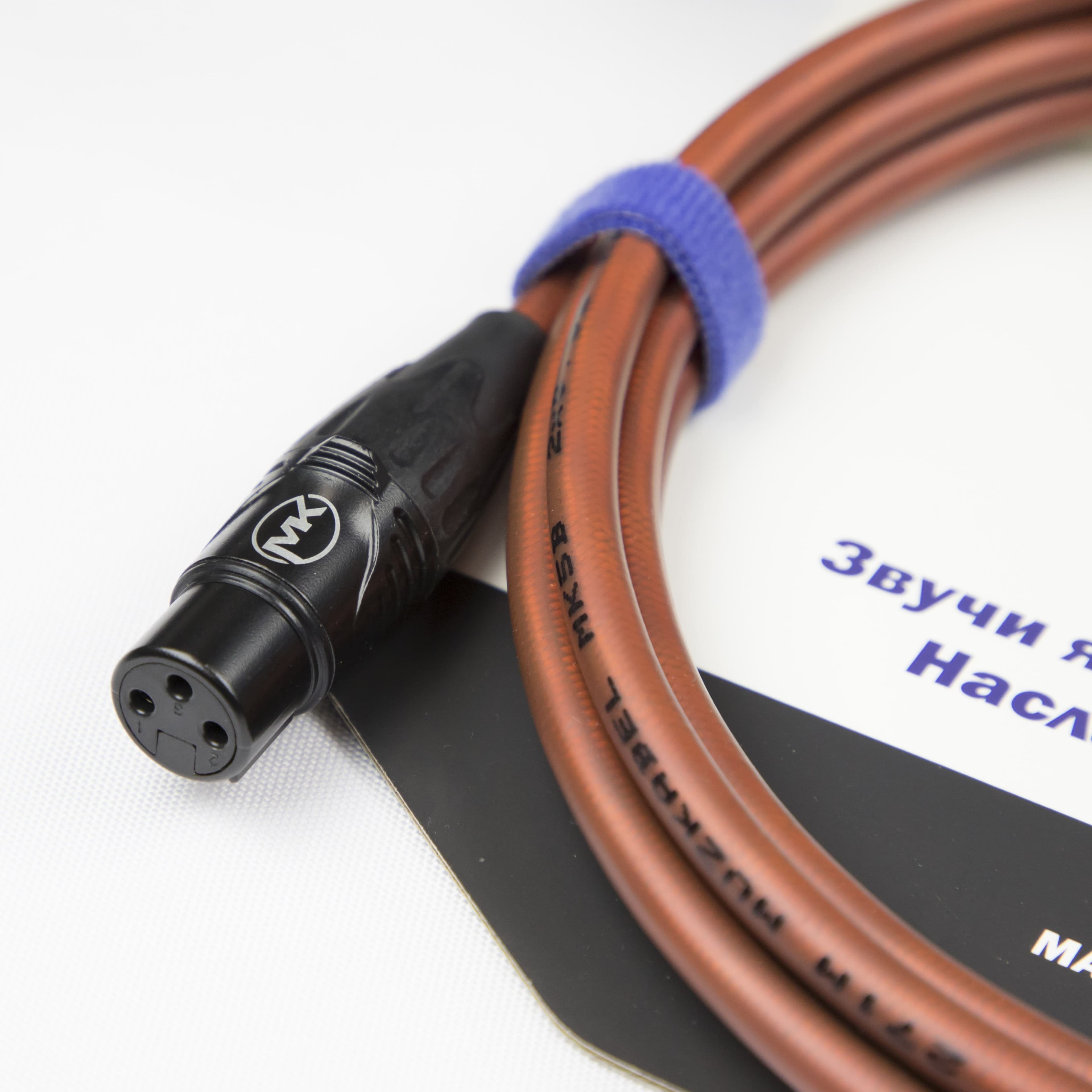 Микрофонный кабель MUZKABEL XXSMK5B, XLR - XLR миниатюра 2