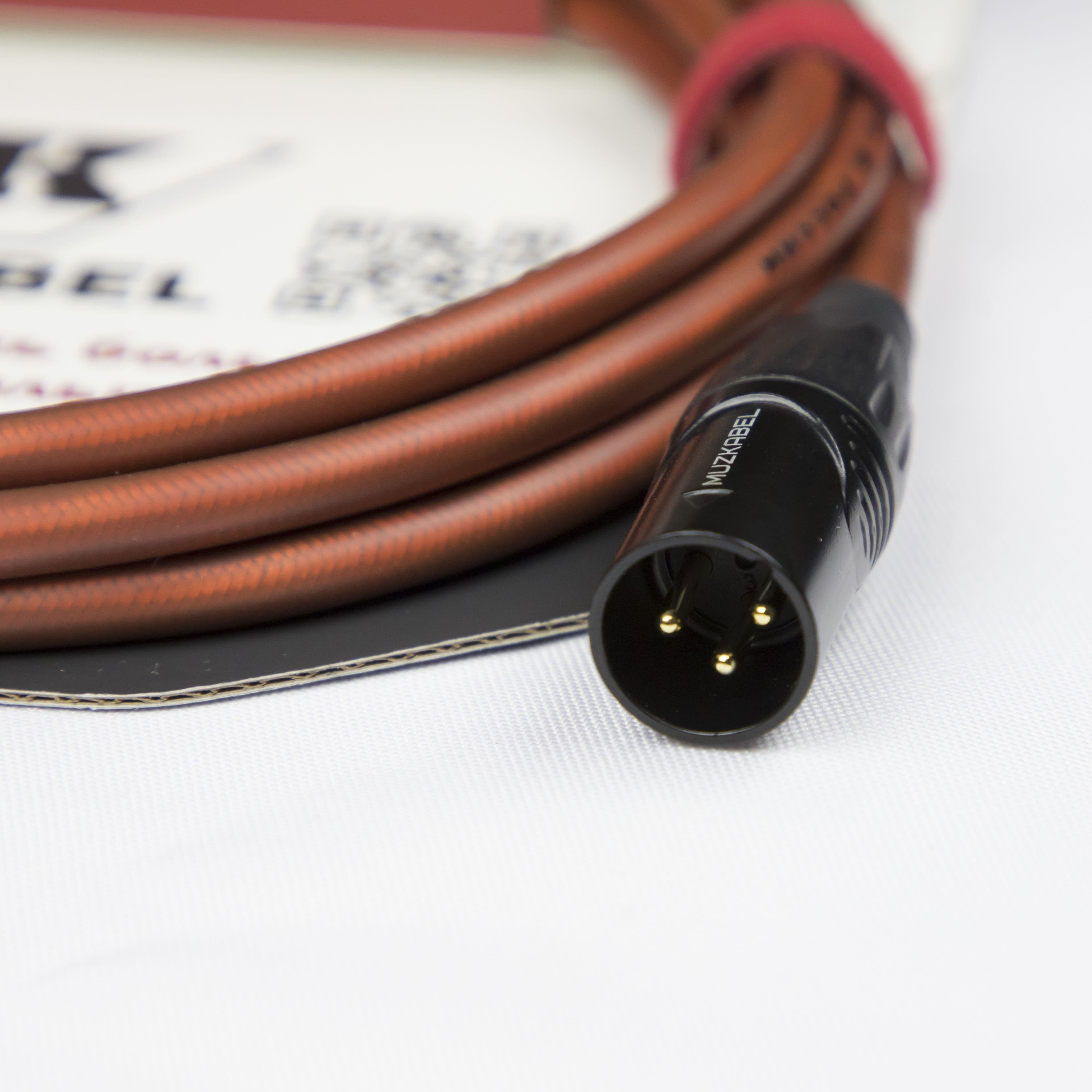 Гитарный кабель MUZKABEL AXSMK5B, JACK (моно) - XLR (папа) миниатюра 4