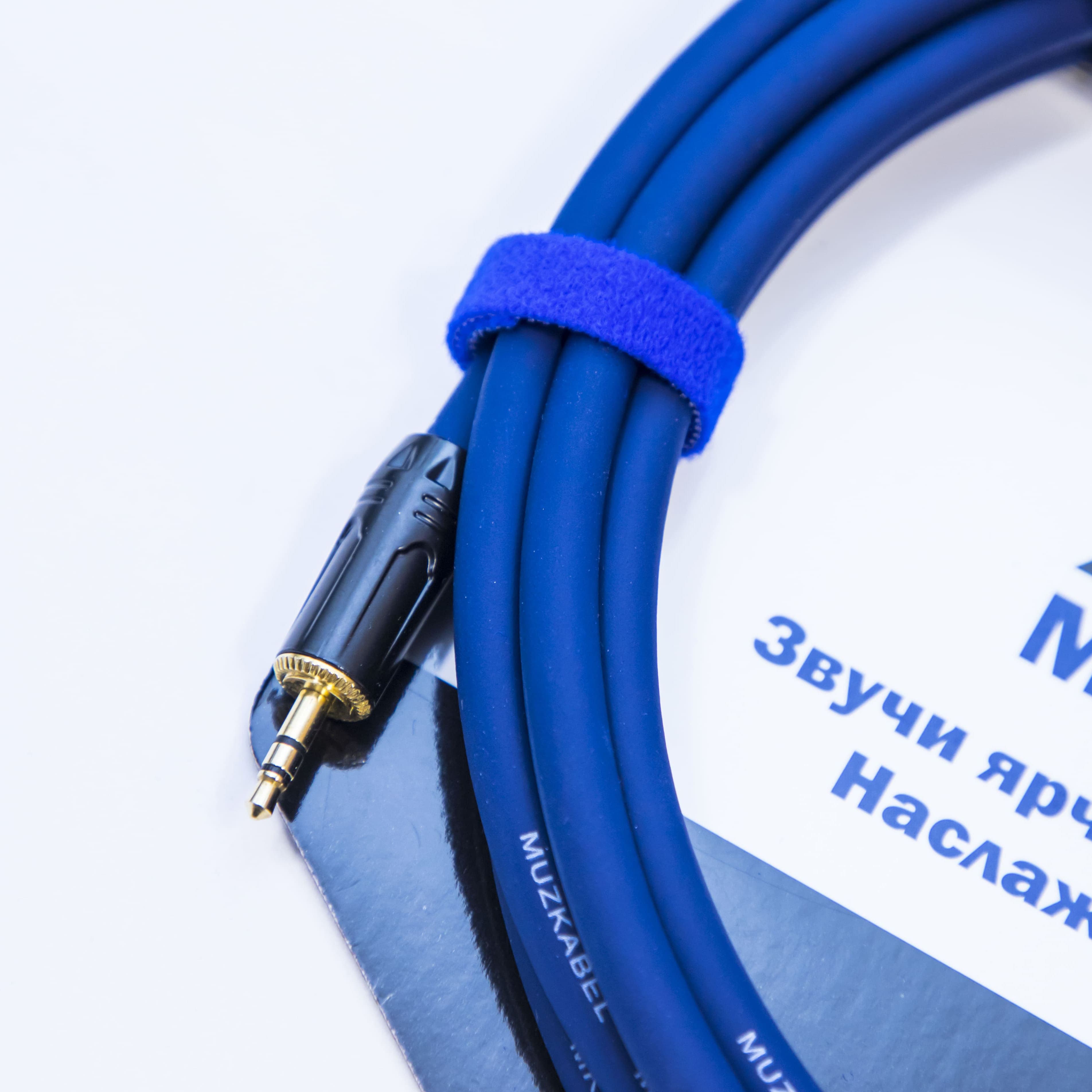 Аудио кабель MUZKABEL MFXMK1S, MINI JACK (3.5) - MINI JACK (3.5) миниатюра 2