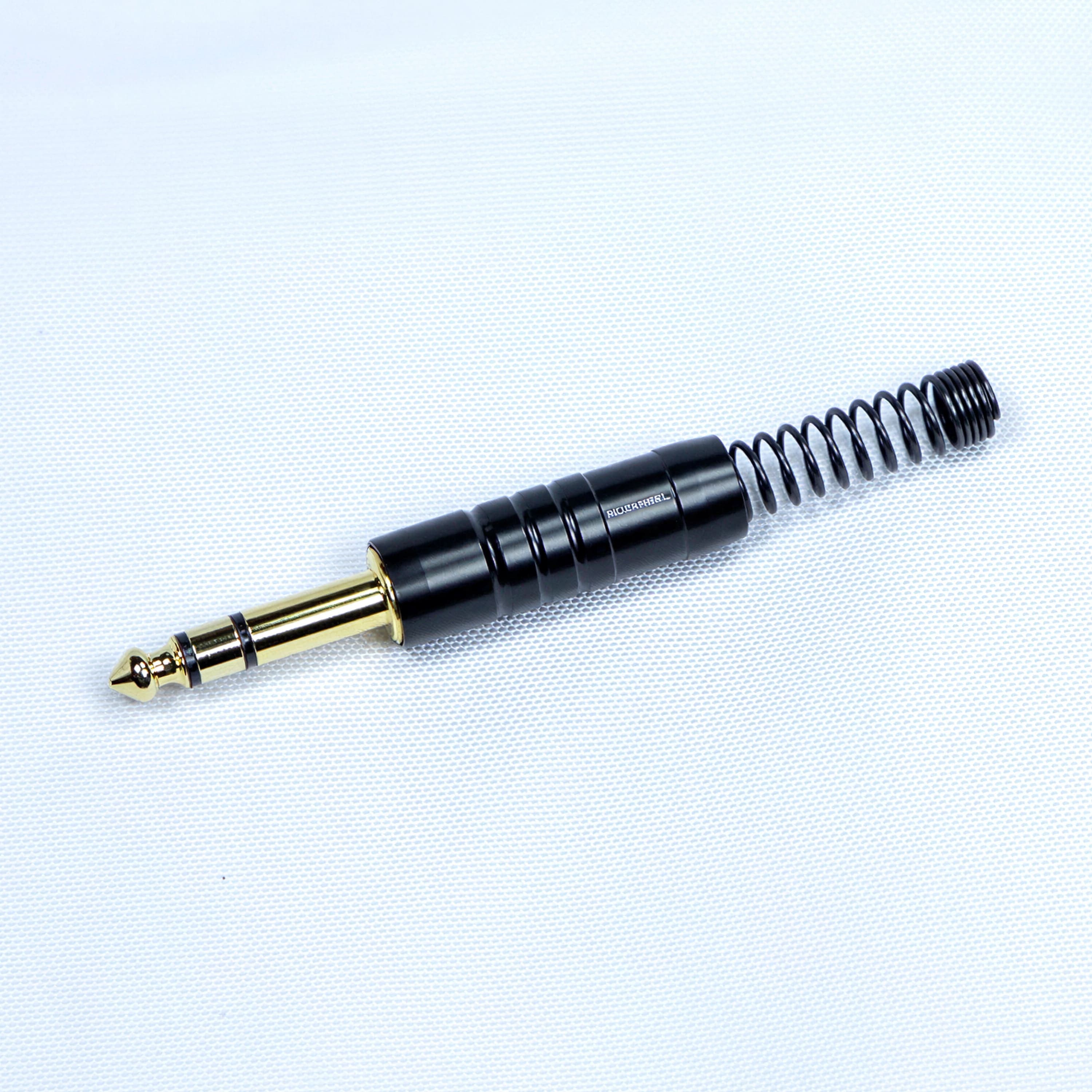 Разъём Jack 6,3 мм MUZKABEL MJ-G-S BK (стерео) чёрный корпус миниатюра 2