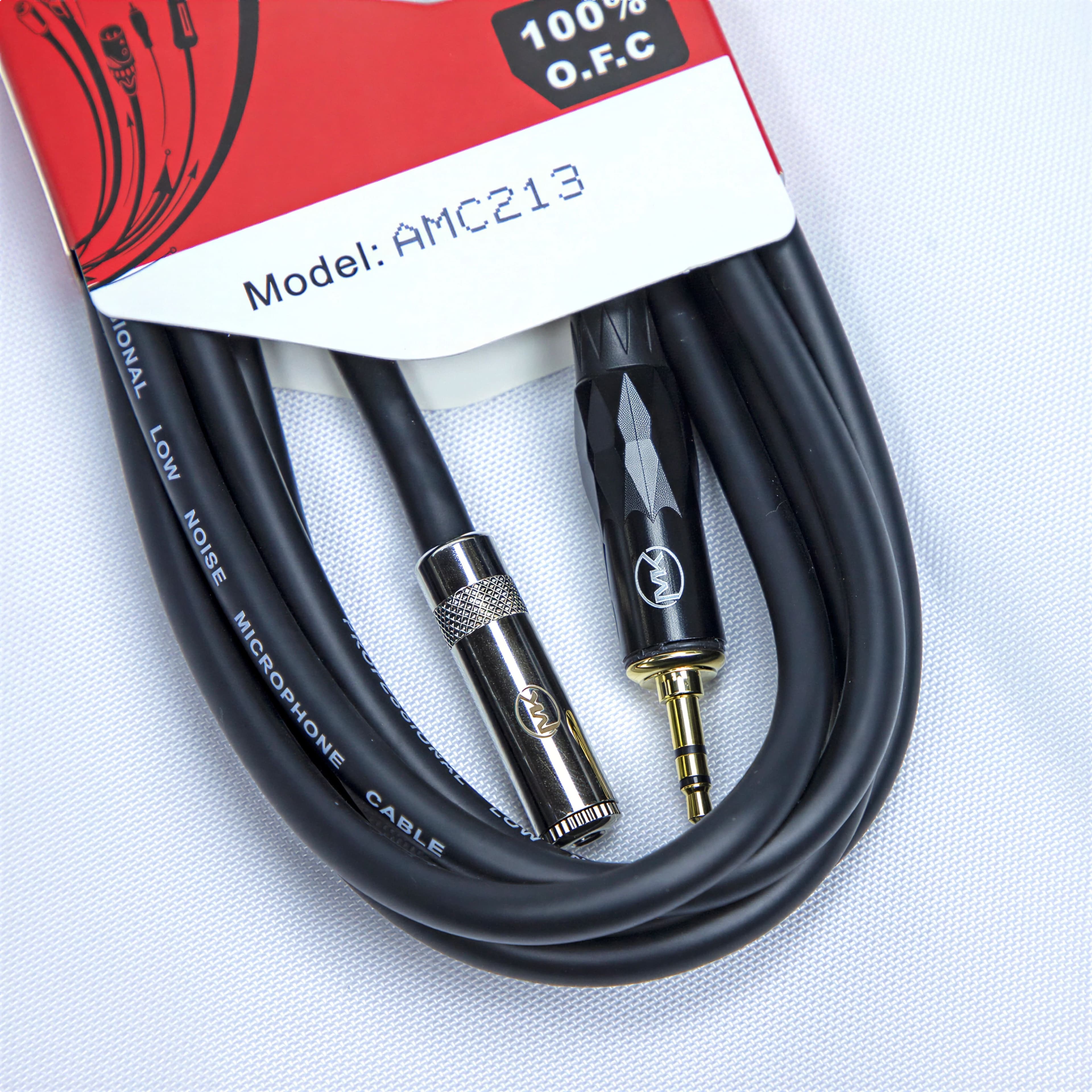 Аудио кабель-удлинитель MUZKABEL AMC213, Mini Jack 3.5 мм (мама) — Mini Jack 3.5 мм (папа) миниатюра 2