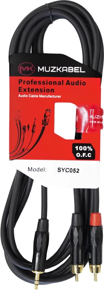Аудио кабель MUZKABEL SYC05, MINI JACK (3.5) - 2RCA