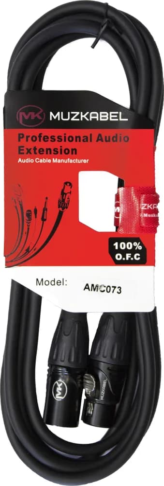 Микрофонный кабель MUZKABEL AMC07, XLR - XLR