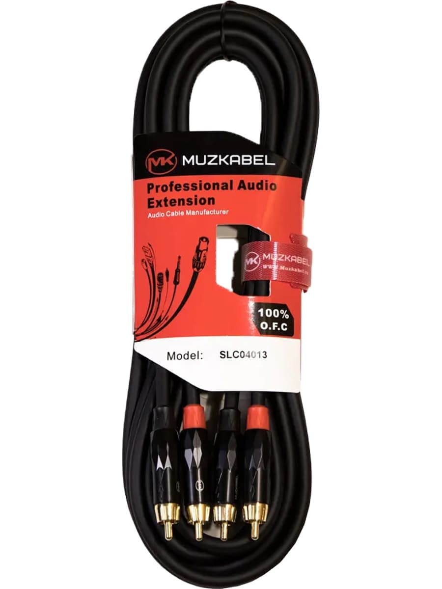 Аудио кабель MUZKABEL SLC04, 2RCA - 2RCA