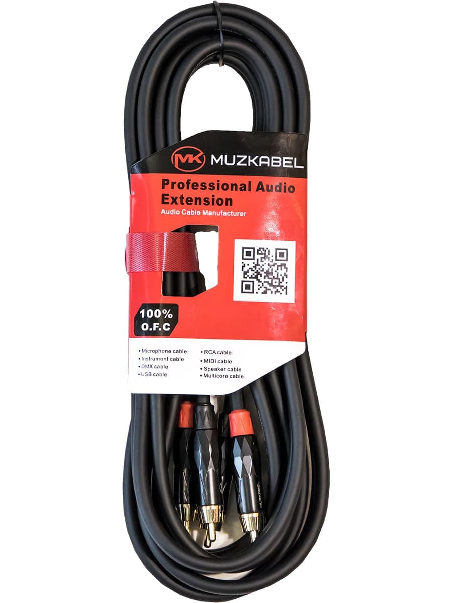 Аудио кабель MUZKABEL SLC04, 2RCA - 2RCA миниатюра 2