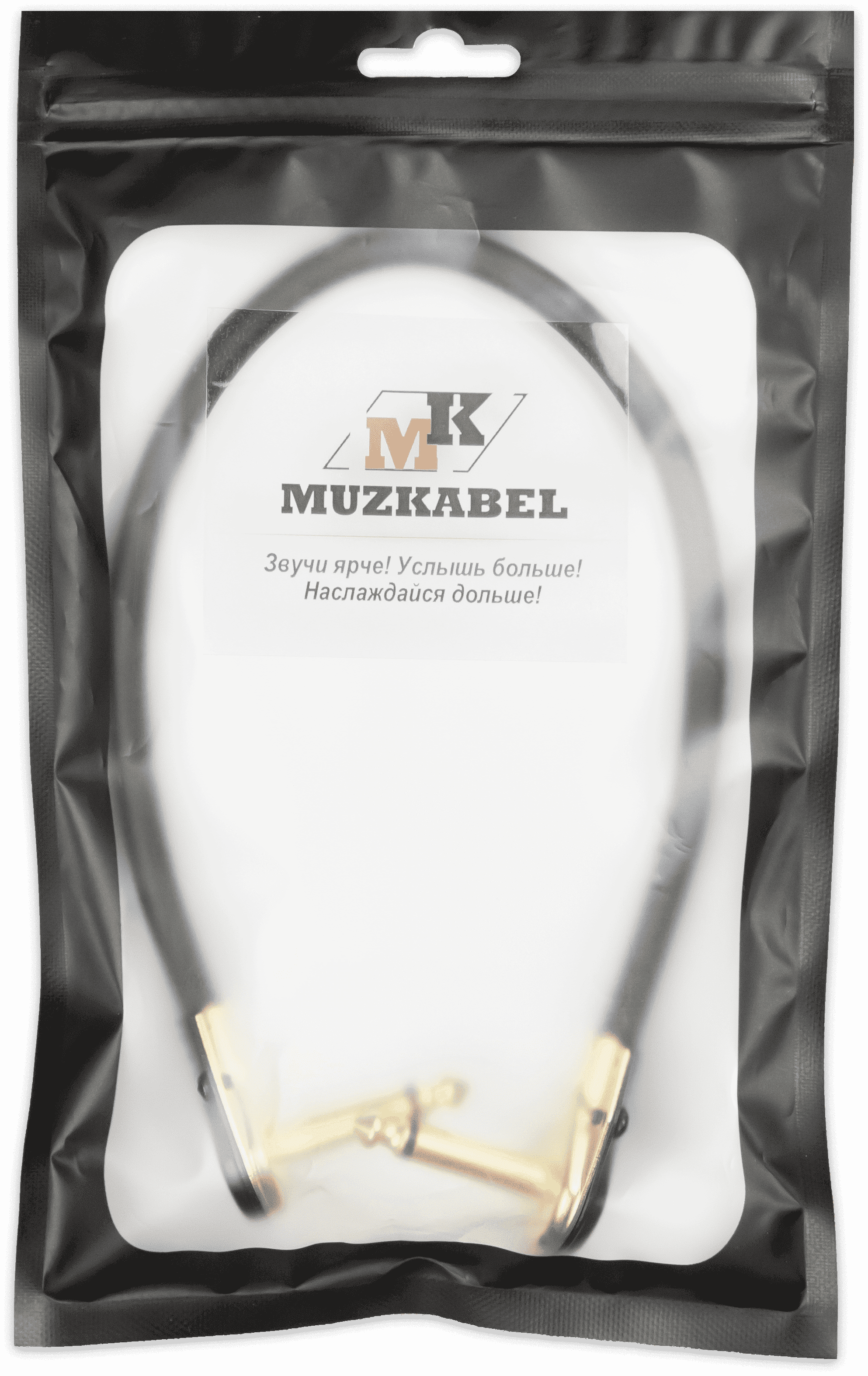 Патч-кабель MUZKABEL JFNIK4BP, JACK - JACK миниатюра 2