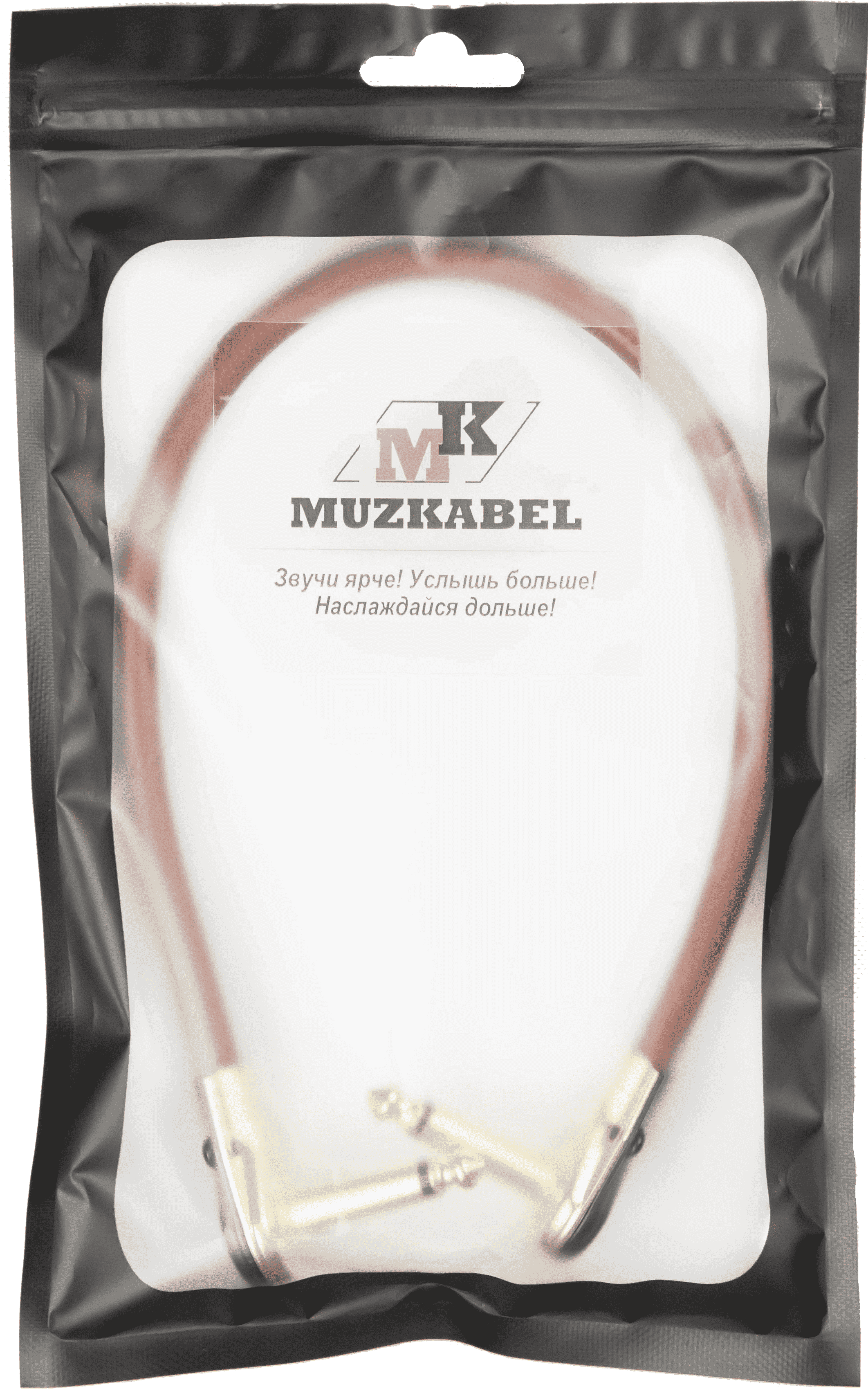Патч-кабель MUZKABEL JZMK5BP, JACK - JACK миниатюра 2