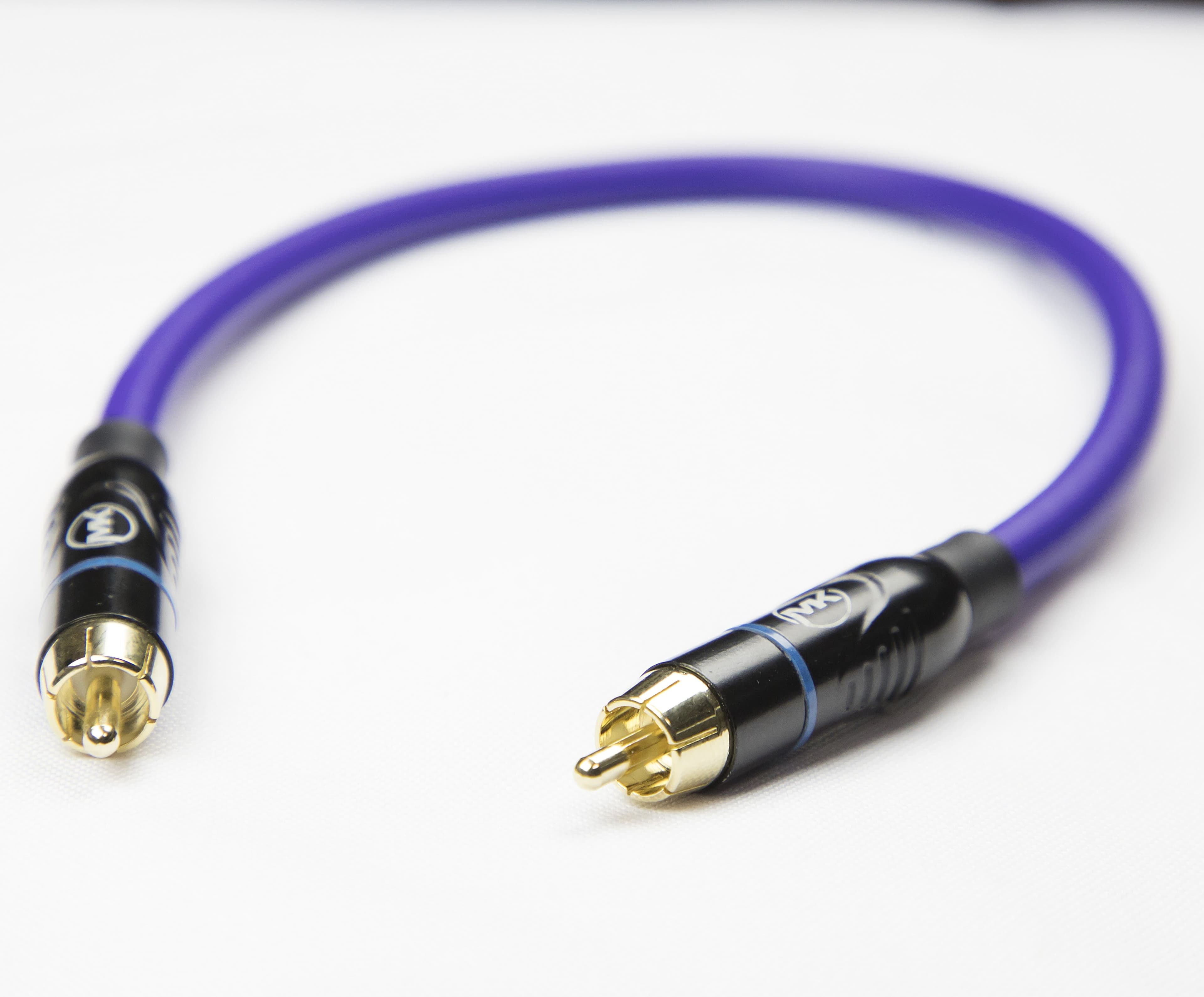 Патч-кабель MUZKABEL RSFIK4VP, RCA – RCA (Синее кольцо) миниатюра 4