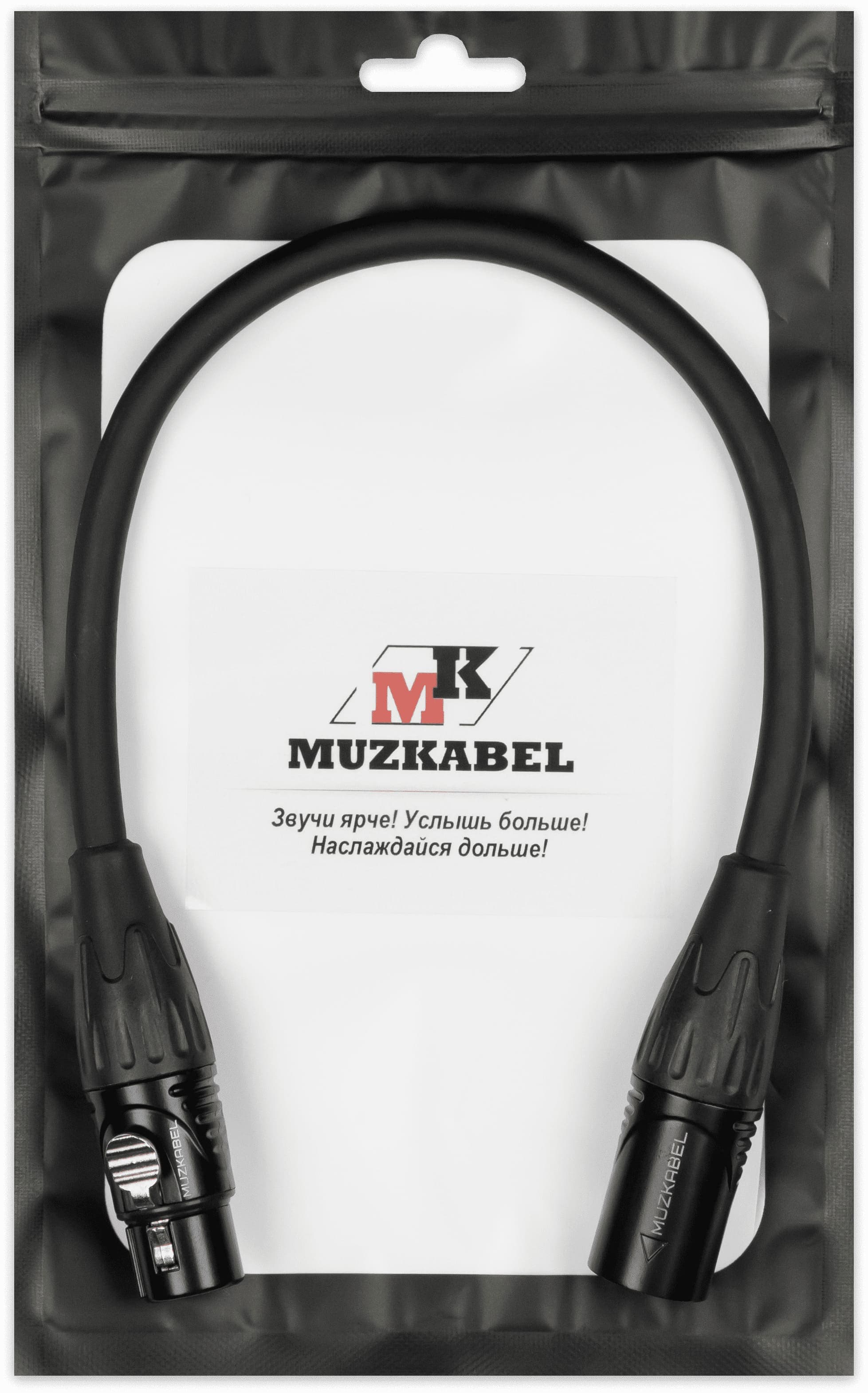 Патч-кабель MUZKABEL MBXMK2P, XLR - XLR