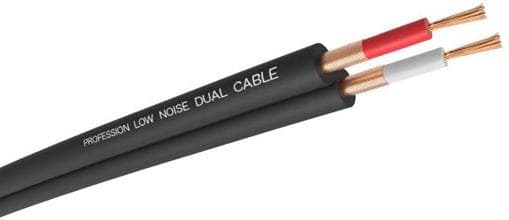 Аудио кабель - MUZKABEL CBL24, Чёрный (6x12)mm