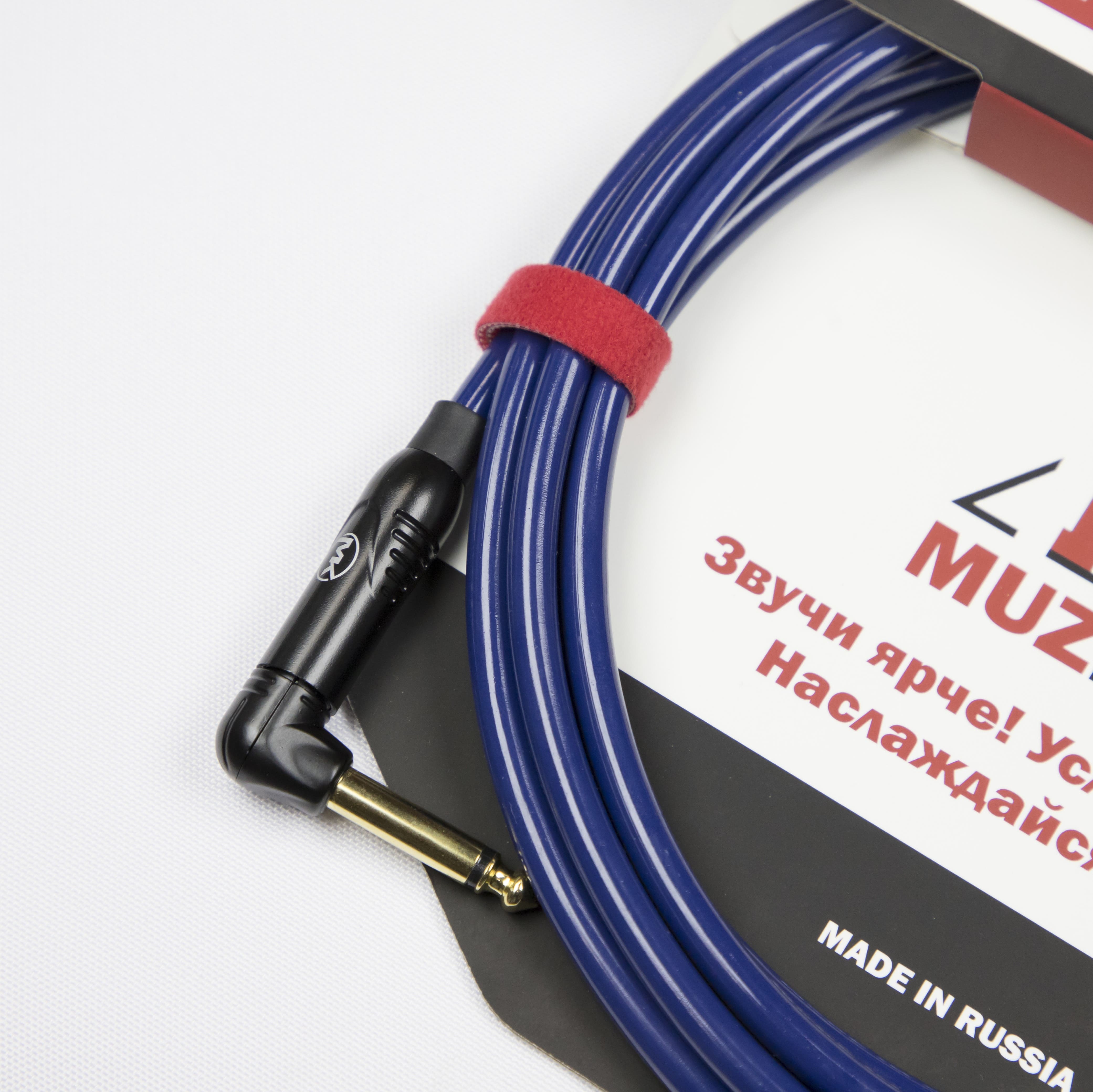 MUZKABEL JACK (моно)(угловой)