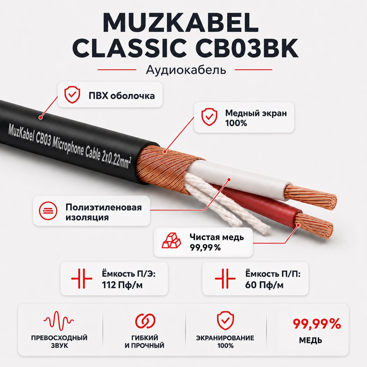 MUZKABEL CB03