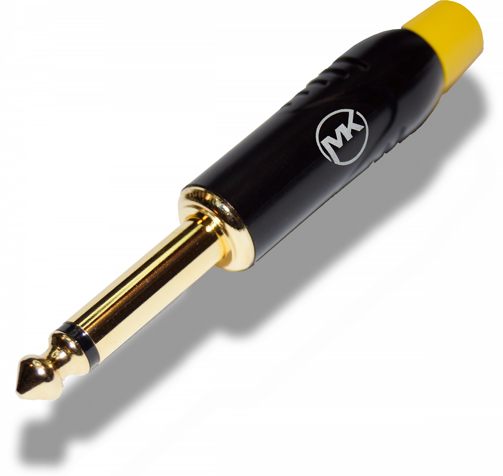 Разъем Jack (mono) MUZKABEL MJ-2G YE